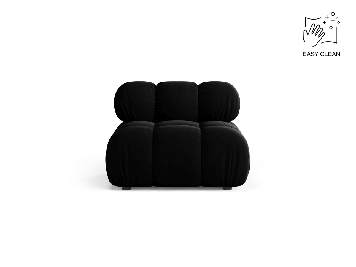 1-Sitzer Modul Armless Bellis in Black-Venus präsentiert im Onlineshop von KAQTU Design AG. Modulares Sofa ist von Micadoni
