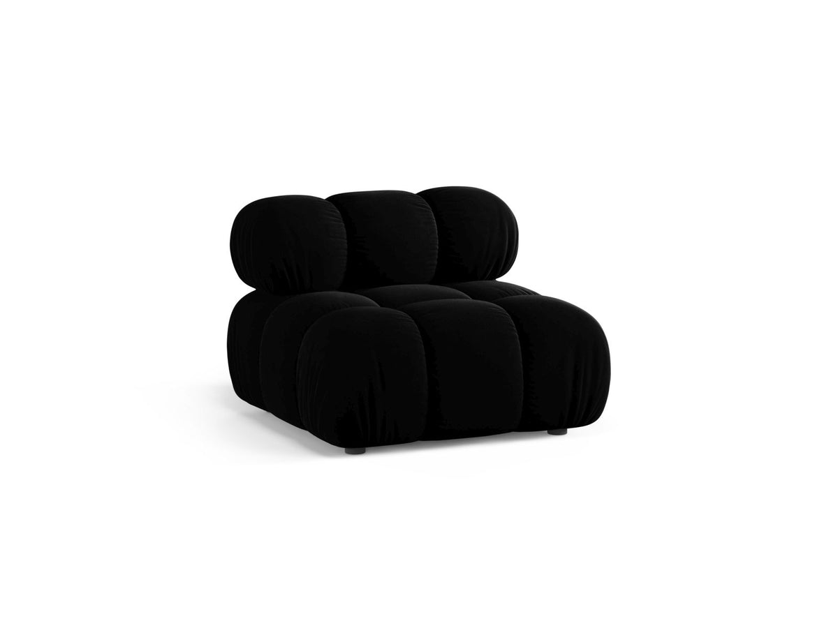 1-Sitzer Modul Armless Bellis in Black-Venus präsentiert im Onlineshop von KAQTU Design AG. Modulares Sofa ist von Micadoni