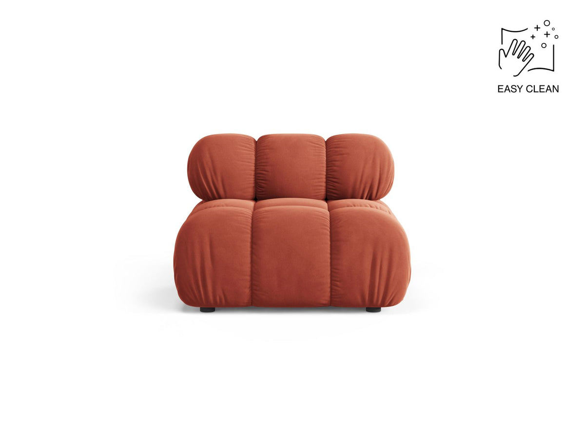 1-Sitzer Modul Armless Bellis in Coral-Venus präsentiert im Onlineshop von KAQTU Design AG. Modulares Sofa ist von Micadoni