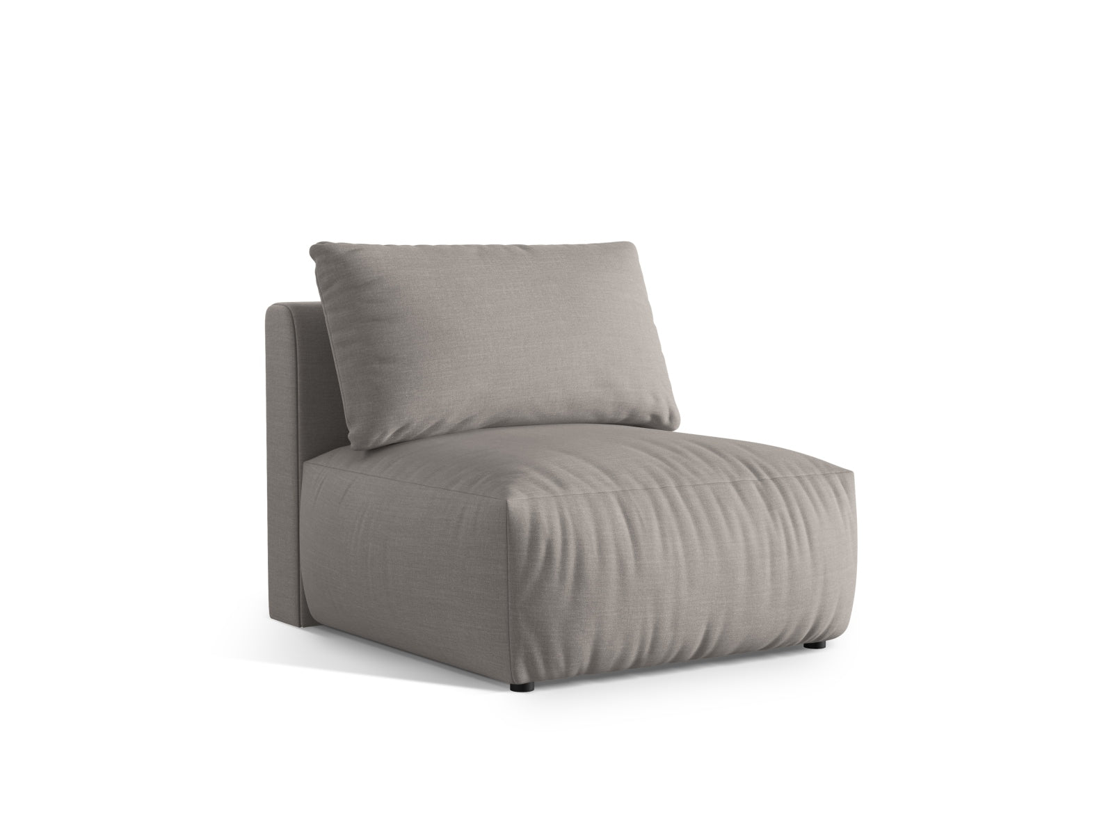 Eleganter Chris Modul Armless 1 Sitzer in natürlichem Design, ideal für moderne Wohnräume. Teil der vielseitigen Sofa-Kollektion von Micadoni.