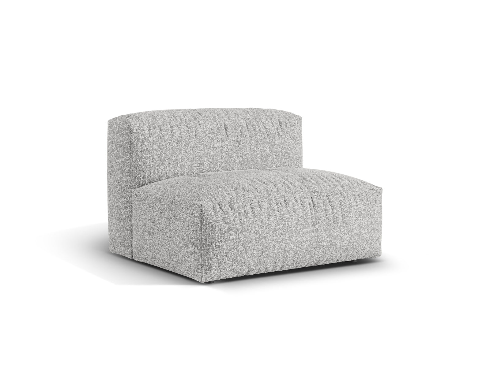 Elegantes 1-Sitzer Sofa Martina in Silber, ideal für moderne Wohnräume. Teil der modularen Sofa-Kollektion von Micadoni.