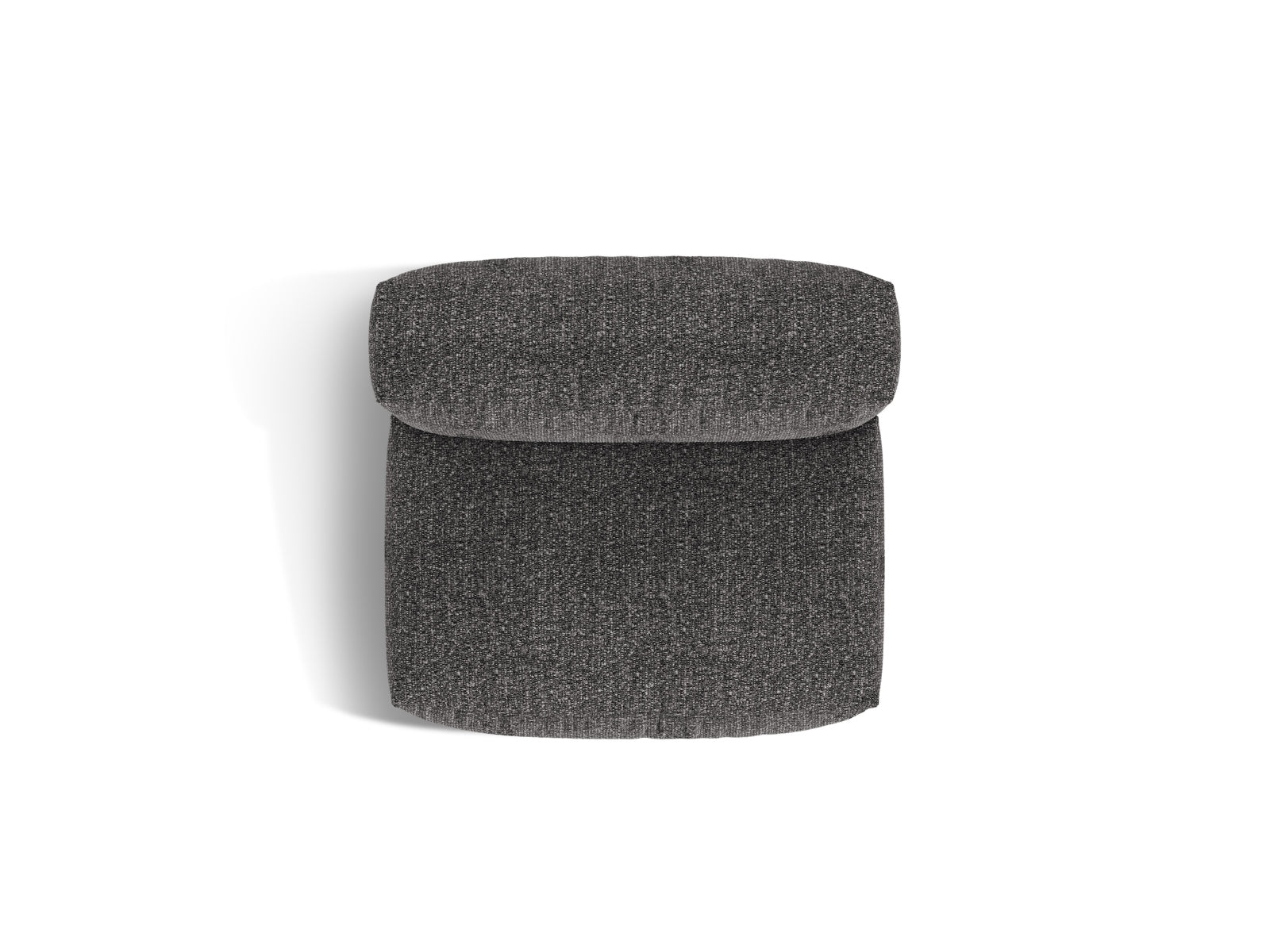 Stylisches 1-Sitzer Sofa Martina in zeitlosem Anthrazit, perfekt für individuelle Raumkonzepte und komfortables Sitzen.