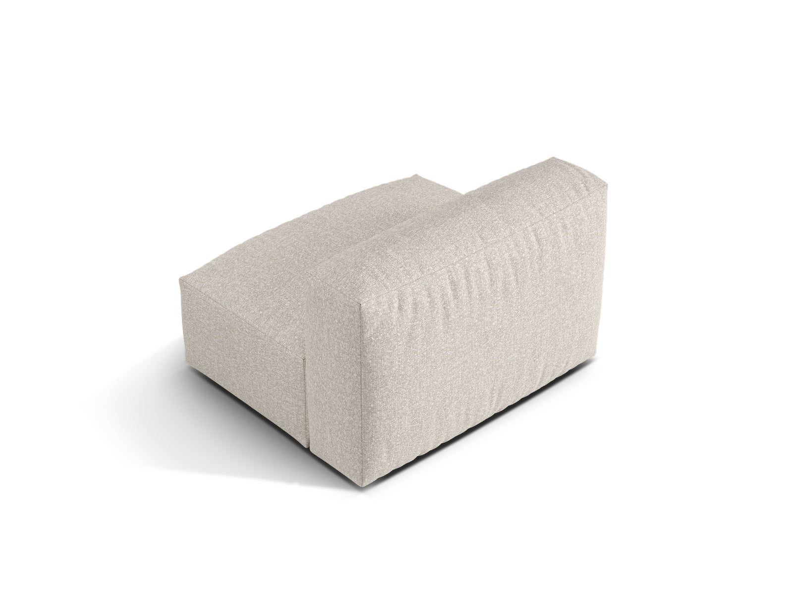 Elegantes 1-Sitzer Sofa Martina in Beige von Micadoni, perfekt für moderne Wohnkonzepte, bietet hohen Sitzkomfort und vielseitige Kombinationsmöglichkeiten.