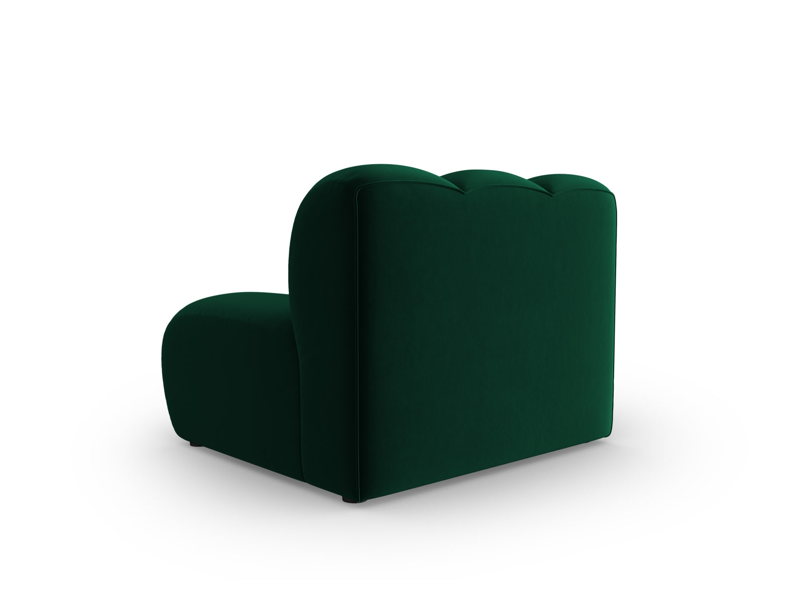 Lupine Velour Modul Armless 1 Sitzer in Bottle Green präsentiert im Onlineshop von KAQTU Design AG. Modulares Sofa ist von Micadoni
