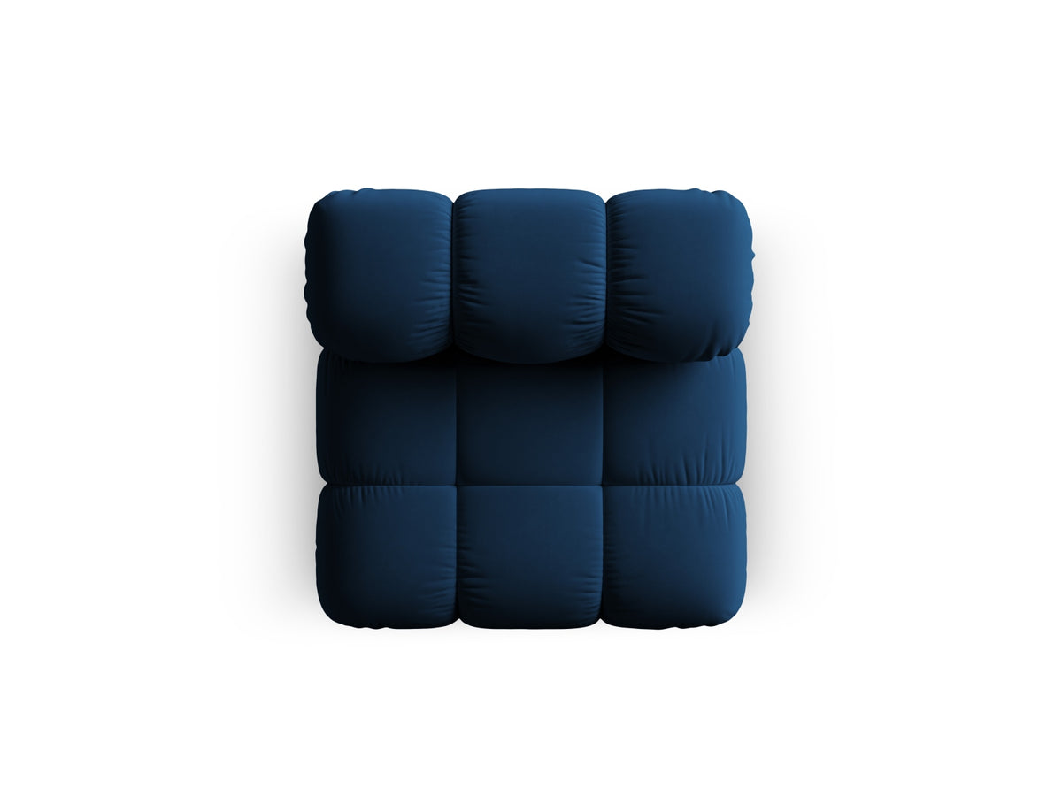 Bellis Velour Modul Armless 1 Sitzer in Royal Blue-Bluvel präsentiert im Onlineshop von KAQTU Design AG. Modulares Sofa ist von Micadoni