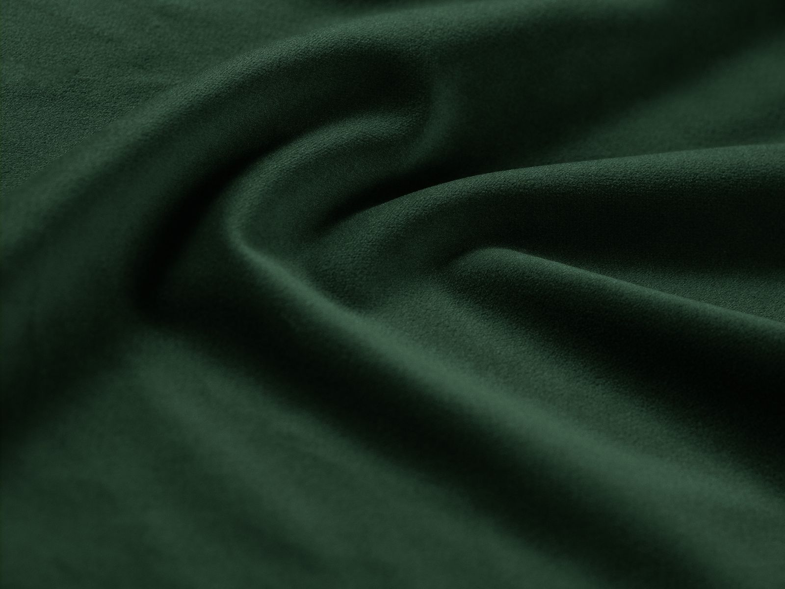 Elegantes, armfreies 1-Sitzer-Modul Jodie in sattem Flaschengrün, ideal für individuelle und moderne Sofa-Kombinationen.