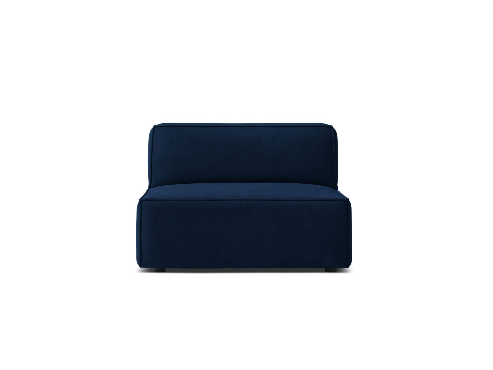 1-Sitzer Modul Armless Jodie in Royal Blue-Bluvel präsentiert im Onlineshop von KAQTU Design AG. Modulares Sofa ist von Micadoni