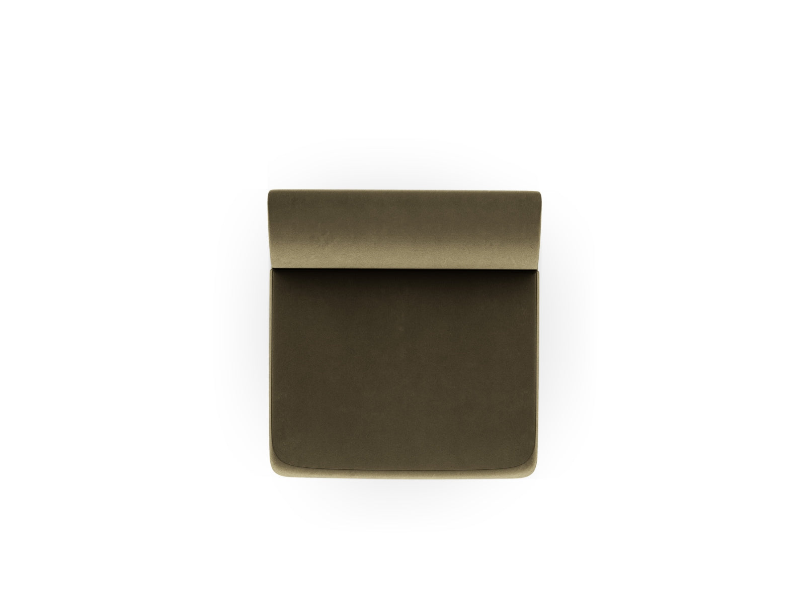 Eleganter Miley Velour Modul Armless 1 Sitzer in modernem Green-Bluvel, ideal für vielseitige Wohnkonzepte und stilvolle Akzente.