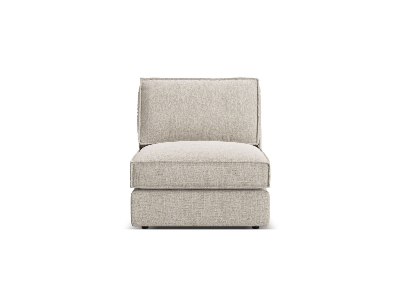 1-Sitzer Modul Armless Pola in Sand-Babel präsentiert im Onlineshop von KAQTU Design AG. Modulares Sofa ist von Micadoni