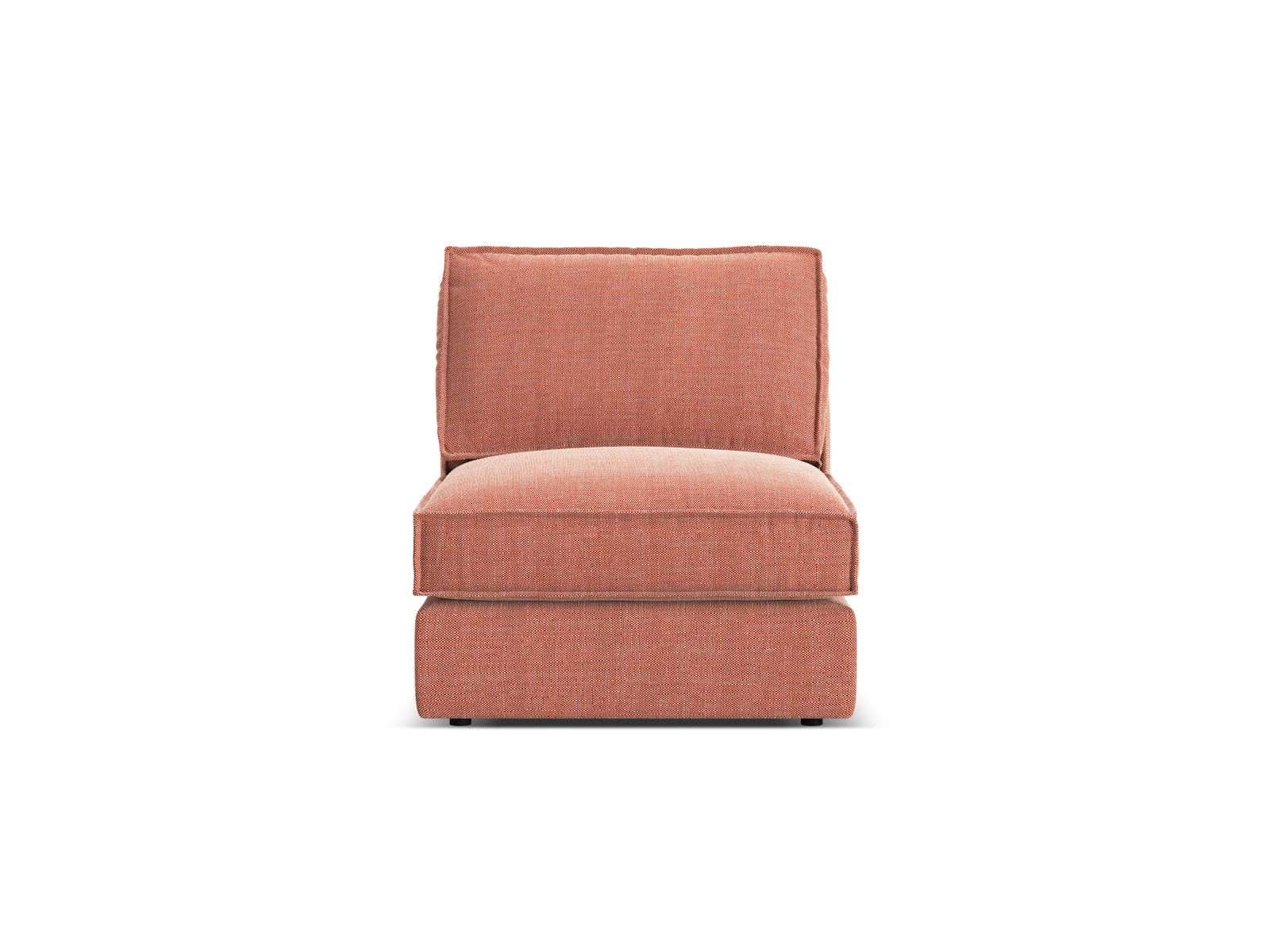 1-Sitzer Modul Armless Pola in Red-Babel präsentiert im Onlineshop von KAQTU Design AG. Modulares Sofa ist von Micadoni