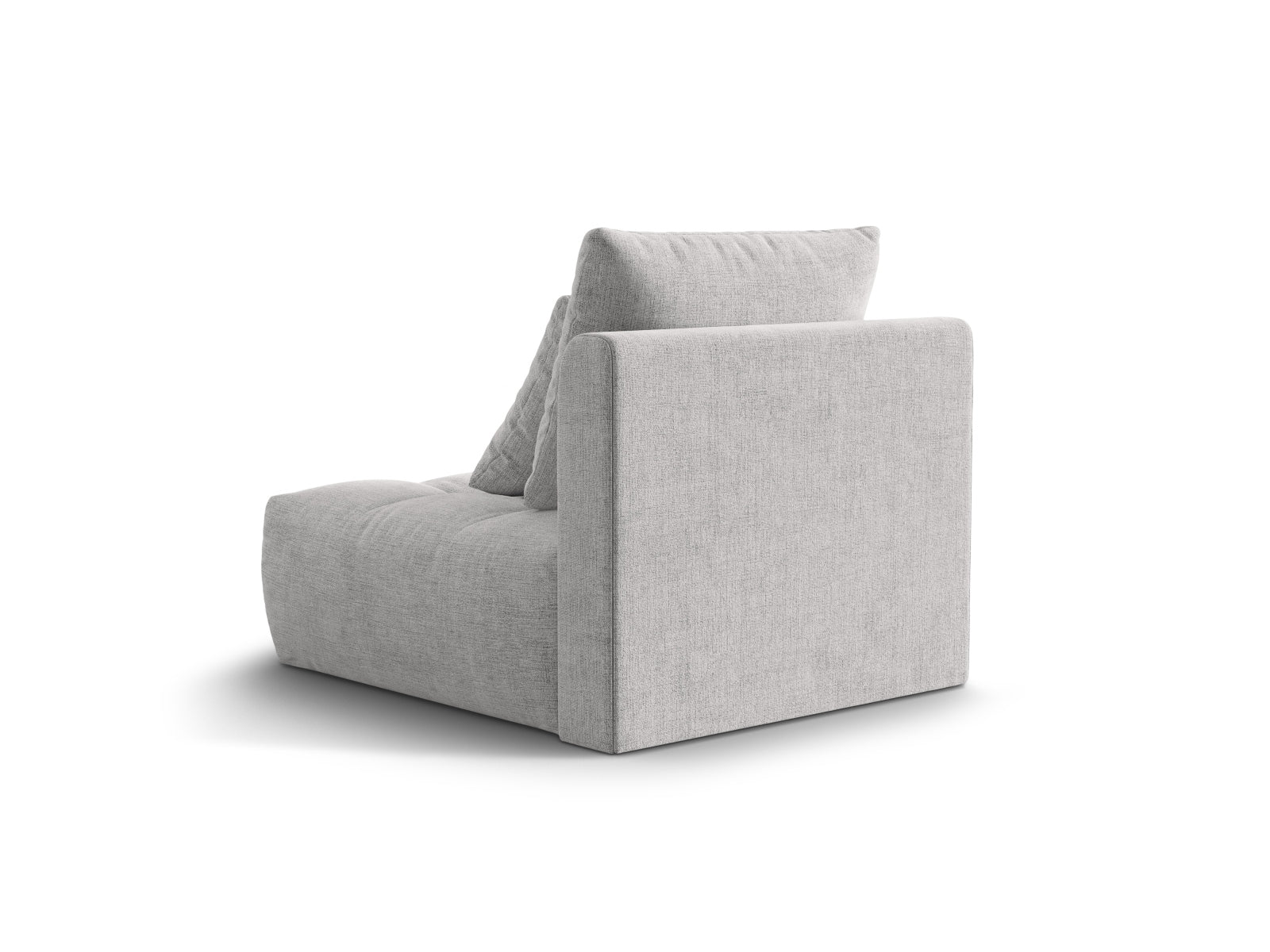 Bloom Modul Armless 1 Sitzer in Silver präsentiert im Onlineshop von KAQTU Design AG. Modulares Sofa ist von Micadoni