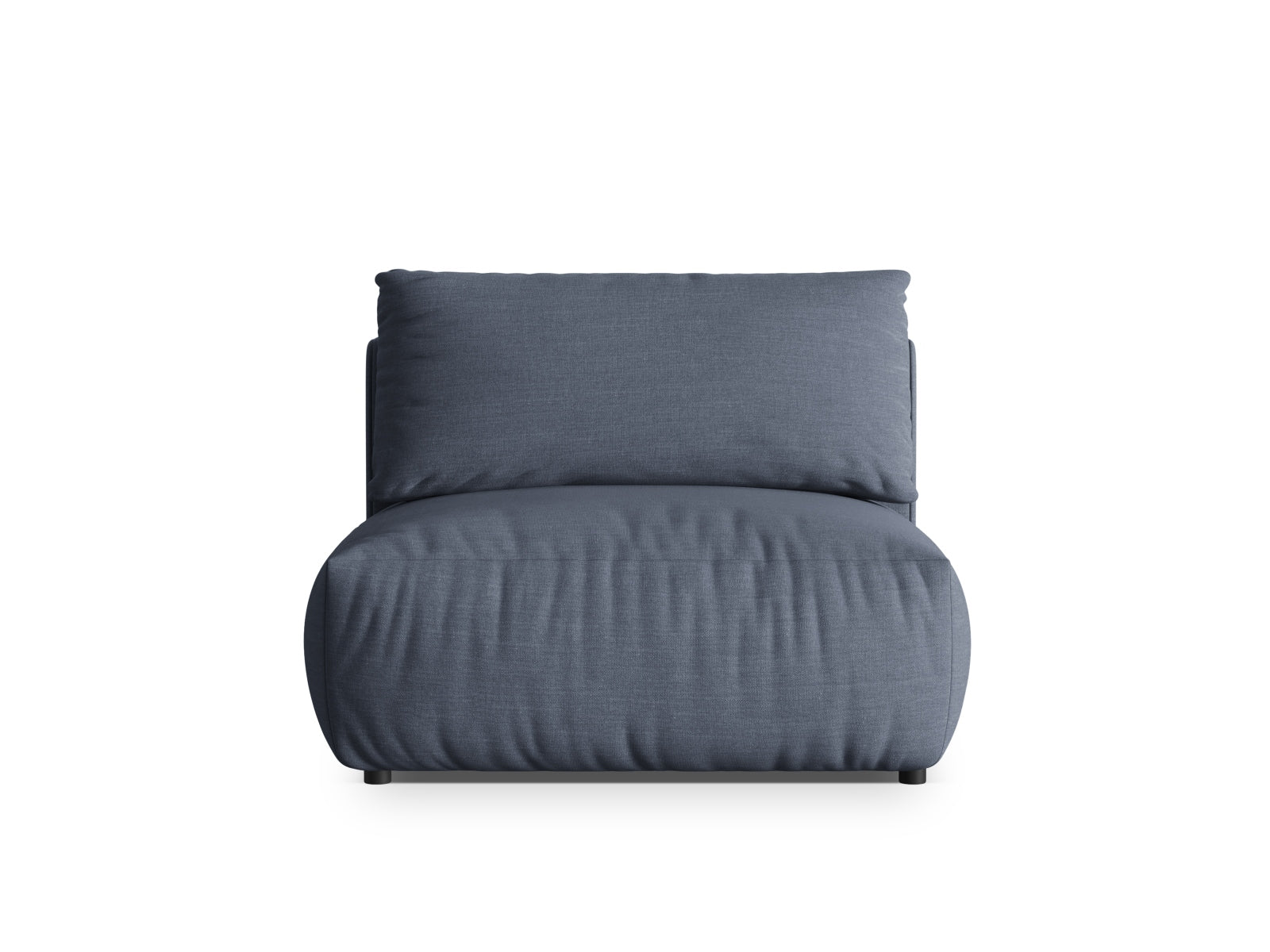 Eleganter Chris Modul Armless 1 Sitzer in sanftem Hellgrün, ideal für moderne Wohnräume und vielseitige Sitzlösungen.