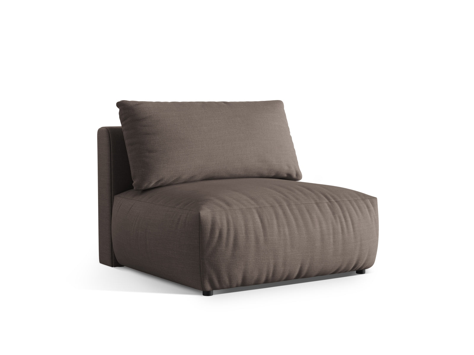 Stylischer Chris Modul Armless 1 Sitzer in klassischem Grau, perfekt für kreative Sofa-Kombinationen von Micadoni, erhältlich bei KAQTU.