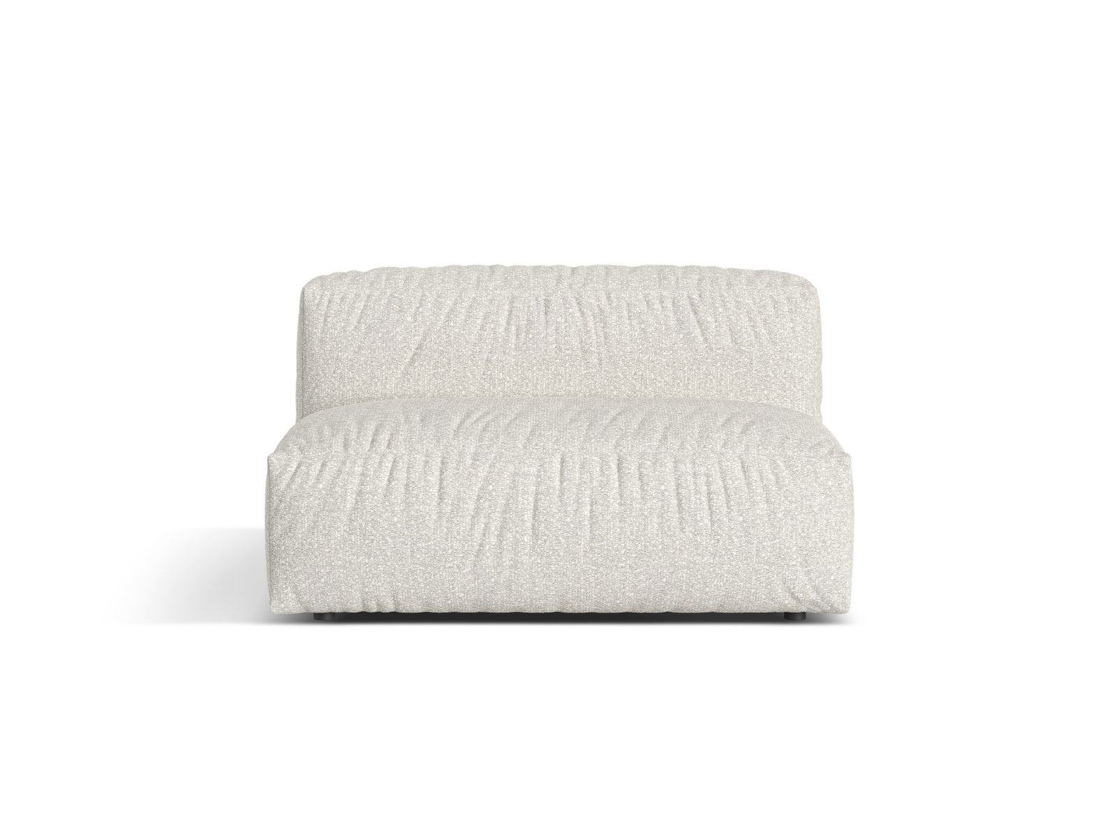 1-Sitzer Sofa Martina Wide in Grey Beige Melange-Monet präsentiert im Onlineshop von KAQTU Design AG. Modulares Sofa ist von Micadoni