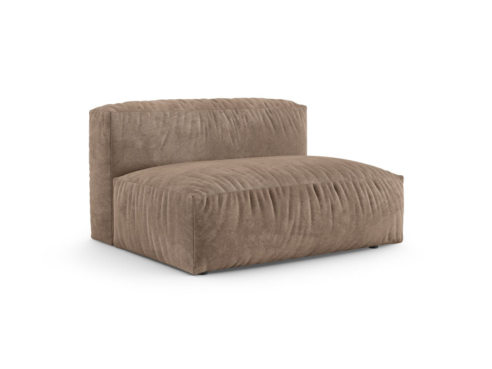 Elegantes 1-Sitzer Sofa Martina Wide XL in stilvollem Dunkelbeige, ideal für moderne Wohnräume und vielseitige Gestaltungsmöglichkeiten.