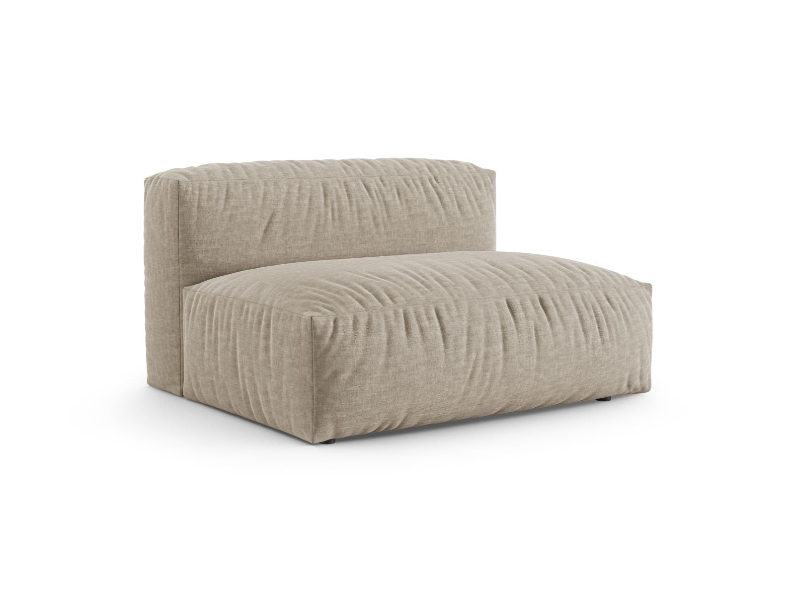Elegantes 1-Sitzer Sofa Martina Wide XL in hellem Beige, ideal für moderne Wohnräume. Teil der modularen Sofa-Kollektion von Micadoni.