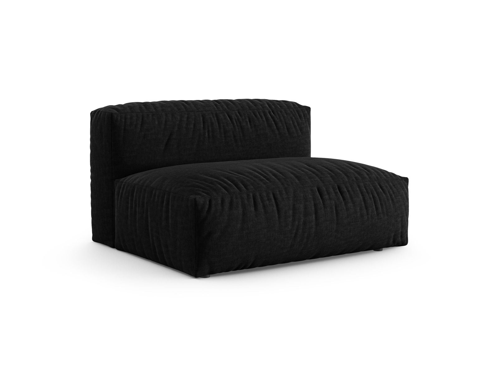 Elegantes 1-Sitzer Sofa Martina Wide XL in Schwarz, ideal für moderne Wohnräume. Teil der modularen Sofa-Kollektion von Micadoni.
