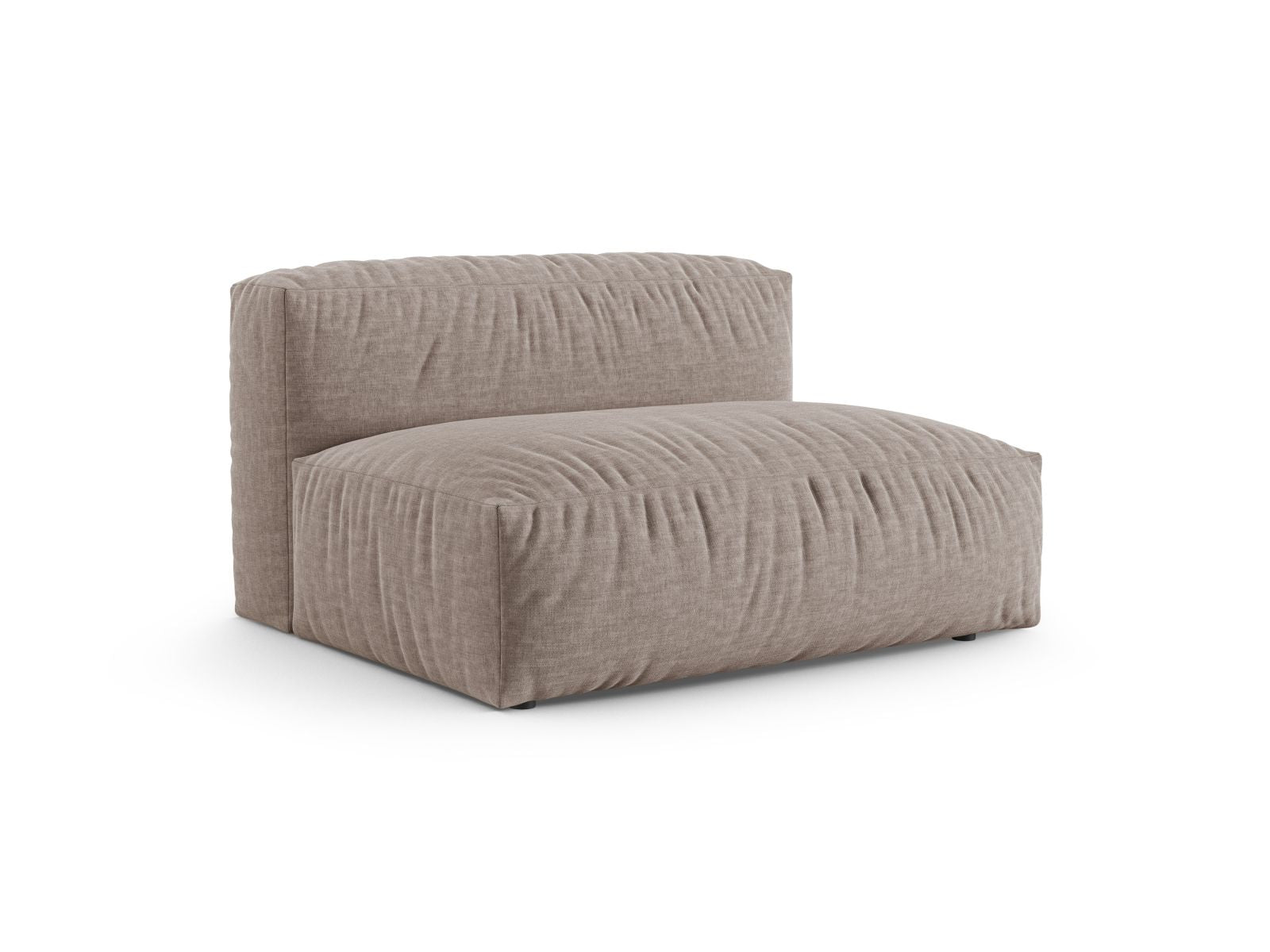 Elegantes 1-Sitzer Sofa Martina Wide XL in Dunkelbeige, ideal für moderne Wohnräume. Teil der modularen Sofa-Kollektion von Micadoni.