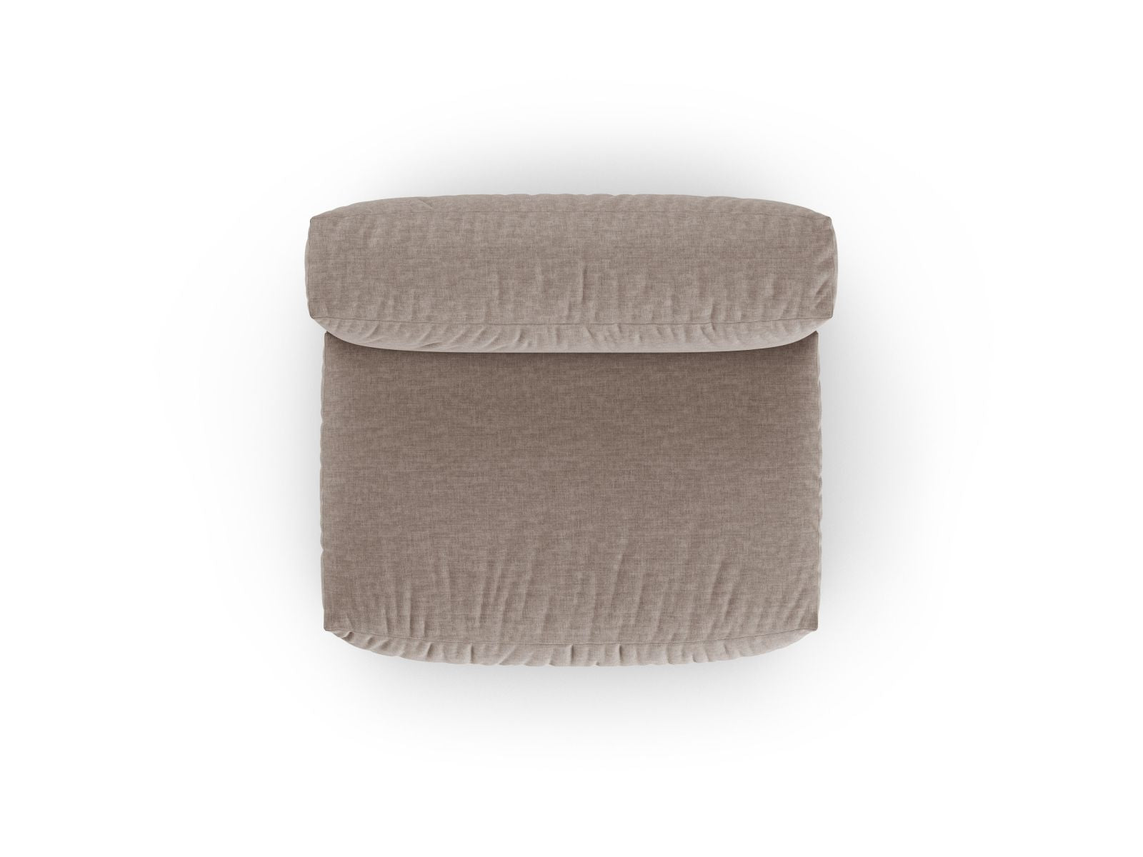 Stilvolles 1-Sitzer Sofa Martina Wide XL in luxuriösem Dunkelbeige, perfekt für zeitgemäße Innenräume und vielseitige Nutzung.