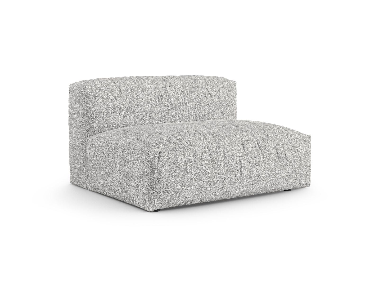 Elegantes 1-Sitzer Sofa Martina Wide XL in Silber, ideal für moderne Wohnräume. Teil der modularen Sofa-Kollektion von Micadoni.