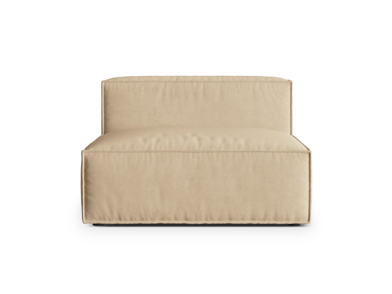 Nuria Velour Modul Armless 2 Sitzer in Nude-Paris präsentiert im Onlineshop von KAQTU Design AG. Modulares Sofa ist von Micadoni