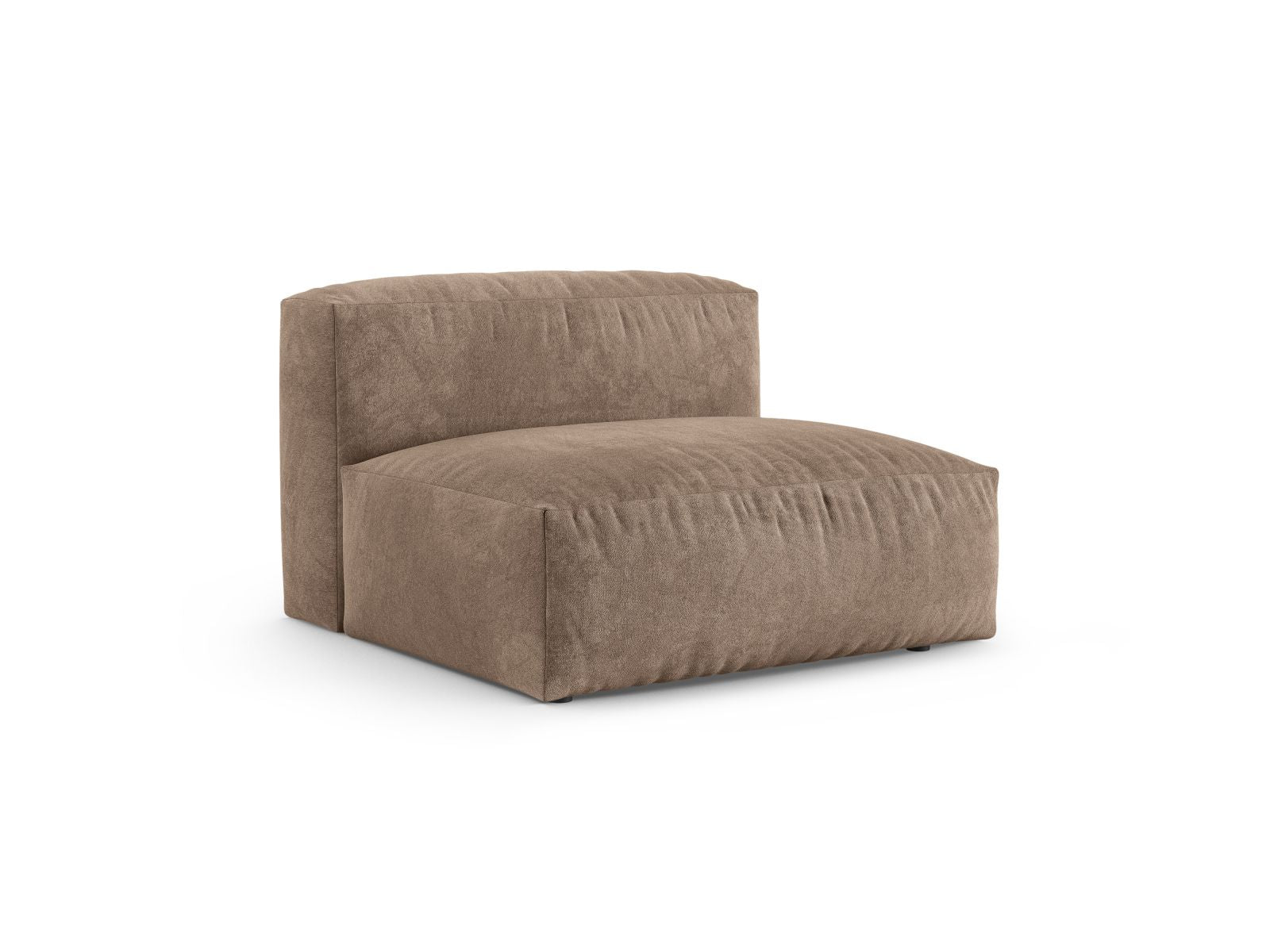 Elegantes 1-Sitzer Sofa Martina XL in stilvollem Dunkelbeige, ideal für moderne Wohnräume. Teil der modularen Kollektion von Micadoni.