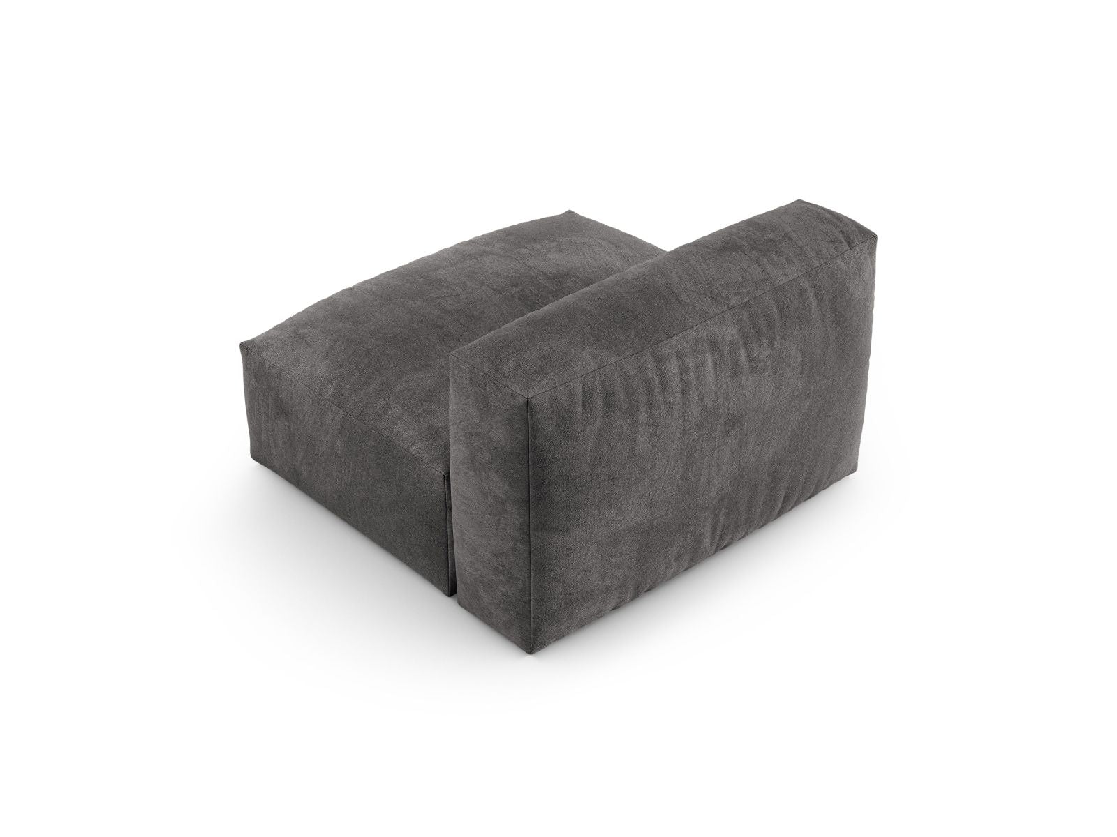 Elegantes 1-Sitzer Sofa Martina XL in klassischem Grau, ideal für moderne Wohnräume. Flexibel erweiterbar für persönliche Akzente.