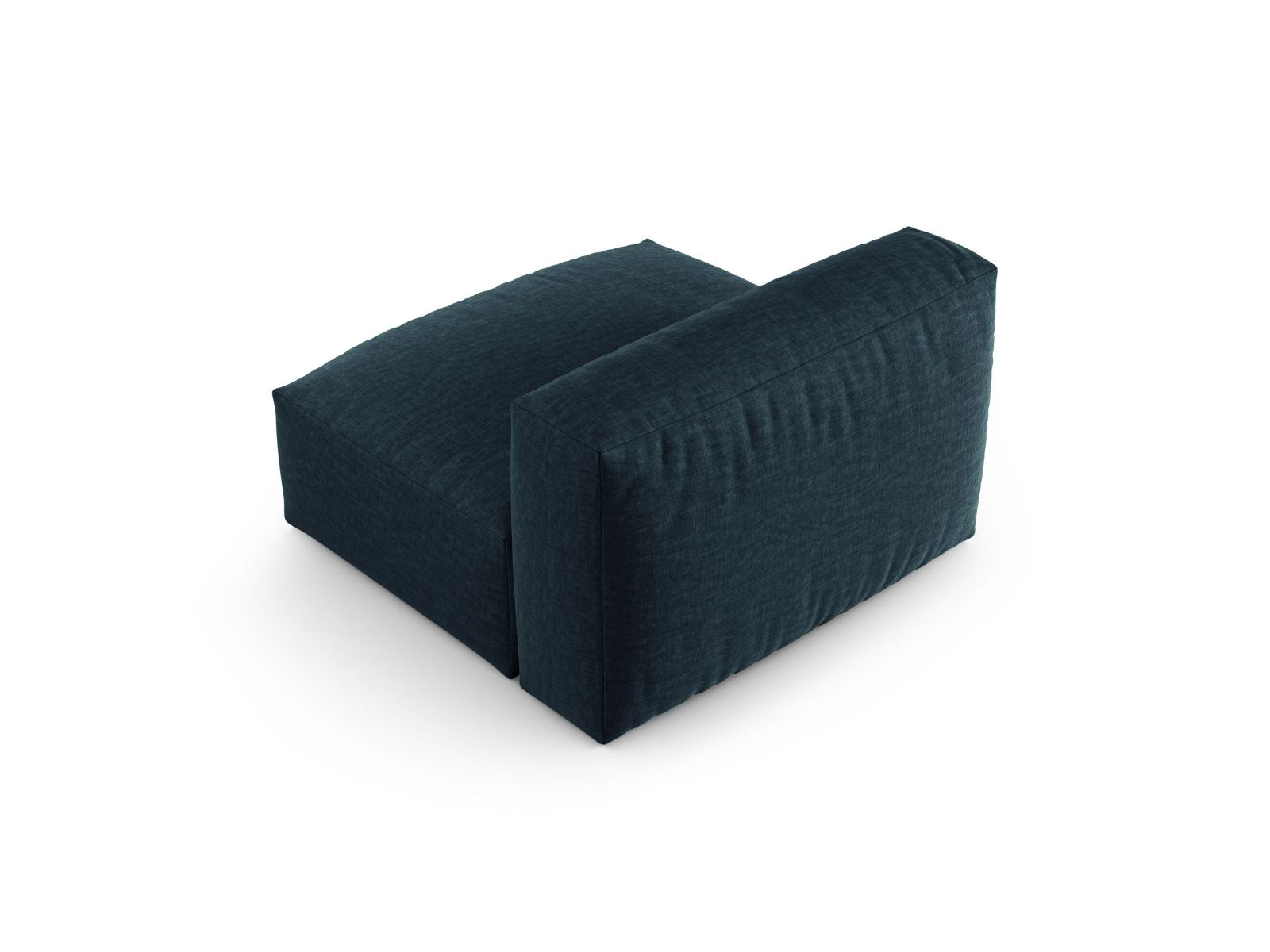 Elegantes 1-Sitzer Sofa Martina XL in modernem Blue Jeans-Boston, ideal für individuelle Wohnräume und komfortable Entspannung.