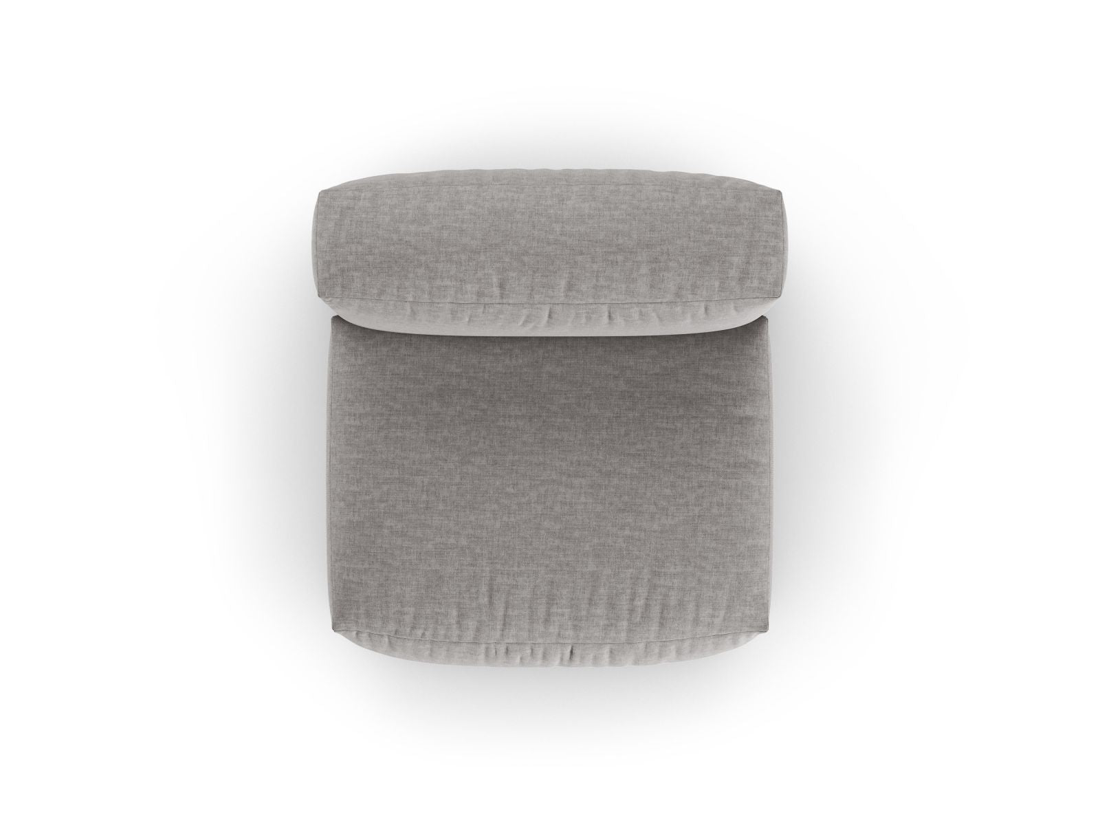 Stilvolles 1-Sitzer Sofa Martina XL in sanftem Grau, perfekt für zeitgemäße Einrichtungsstile. Vielseitig und anpassbar für jeden Raum.