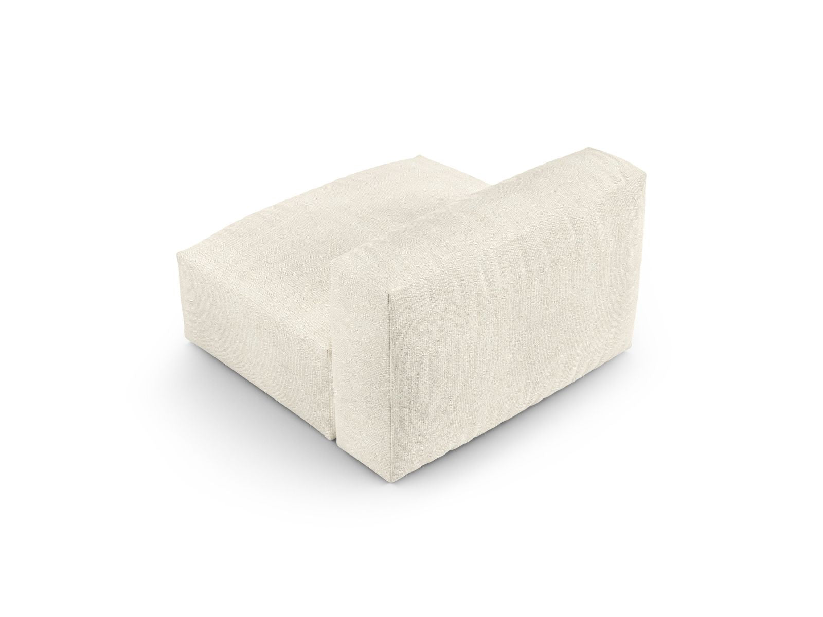 Elegantes 1-Sitzer Sofa Martina XL in zartem Ivory-Monet, ideal für moderne Wohnkonzepte und flexible Raumgestaltung.