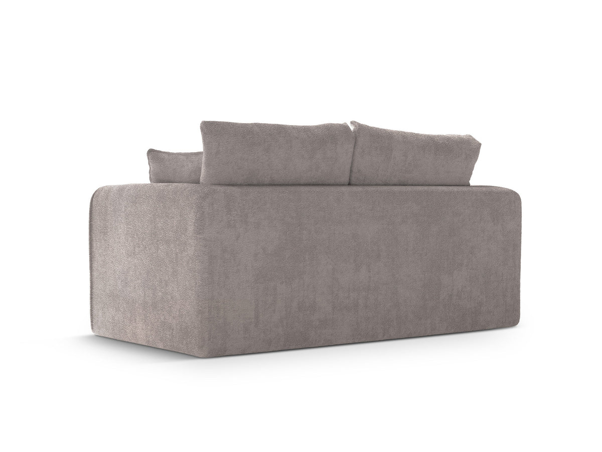 Lido Sofa mit Schlaffunktion 2 Sitzer in Warm grey-CORAL präsentiert im Onlineshop von KAQTU Design AG. Bettsofa ist von Micadoni