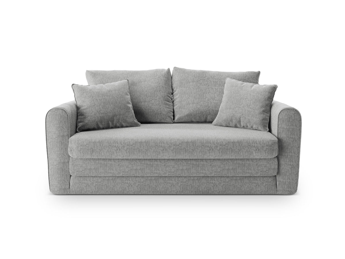 Lido Sofa mit Schlaffunktion 2 Sitzer in Warm grey-Baltimore präsentiert im Onlineshop von KAQTU Design AG. Bettsofa ist von Micadoni