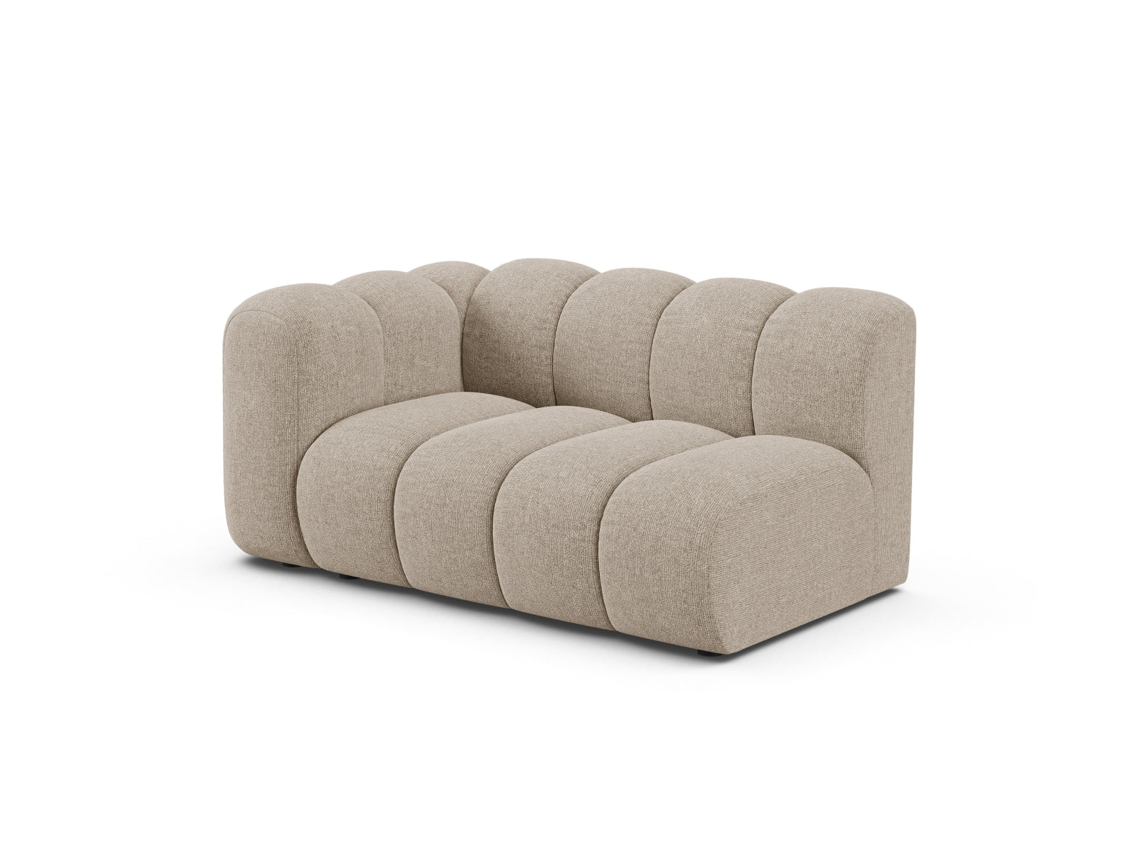 Lupine Modular Sofa links 2 Sitzer in Dark Beige präsentiert im Onlineshop von KAQTU Design AG. Modulares Sofa ist von Micadoni