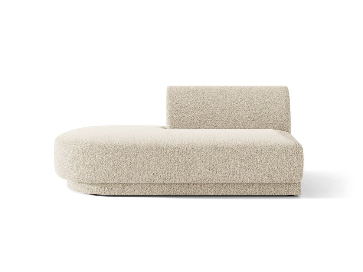 Miley Sitting Module Open links 2 Sitzer in Beige-Baloo präsentiert im Onlineshop von KAQTU Design AG. Modulares Sofa ist von Micadoni
