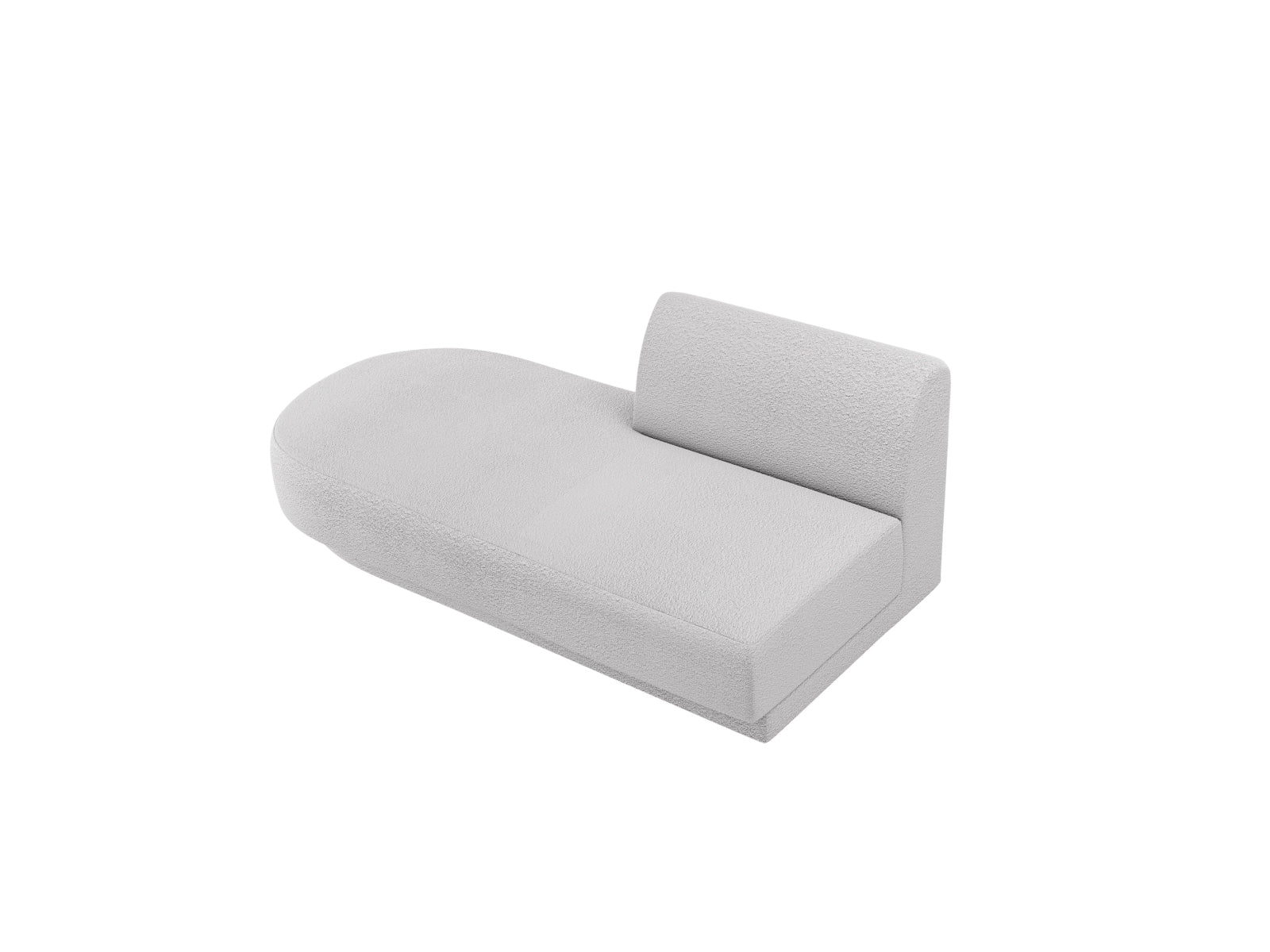 Miley Sitting Module Open links 2 Sitzer in Light Grey präsentiert im Onlineshop von KAQTU Design AG. Modulares Sofa ist von Micadoni