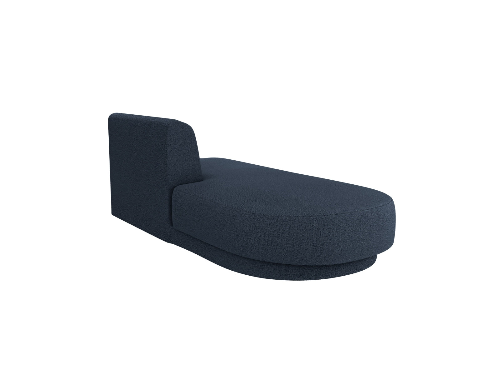 Miley Sitting Module Open links 2 Sitzer in Dark Blue präsentiert im Onlineshop von KAQTU Design AG. Modulares Sofa ist von Micadoni
