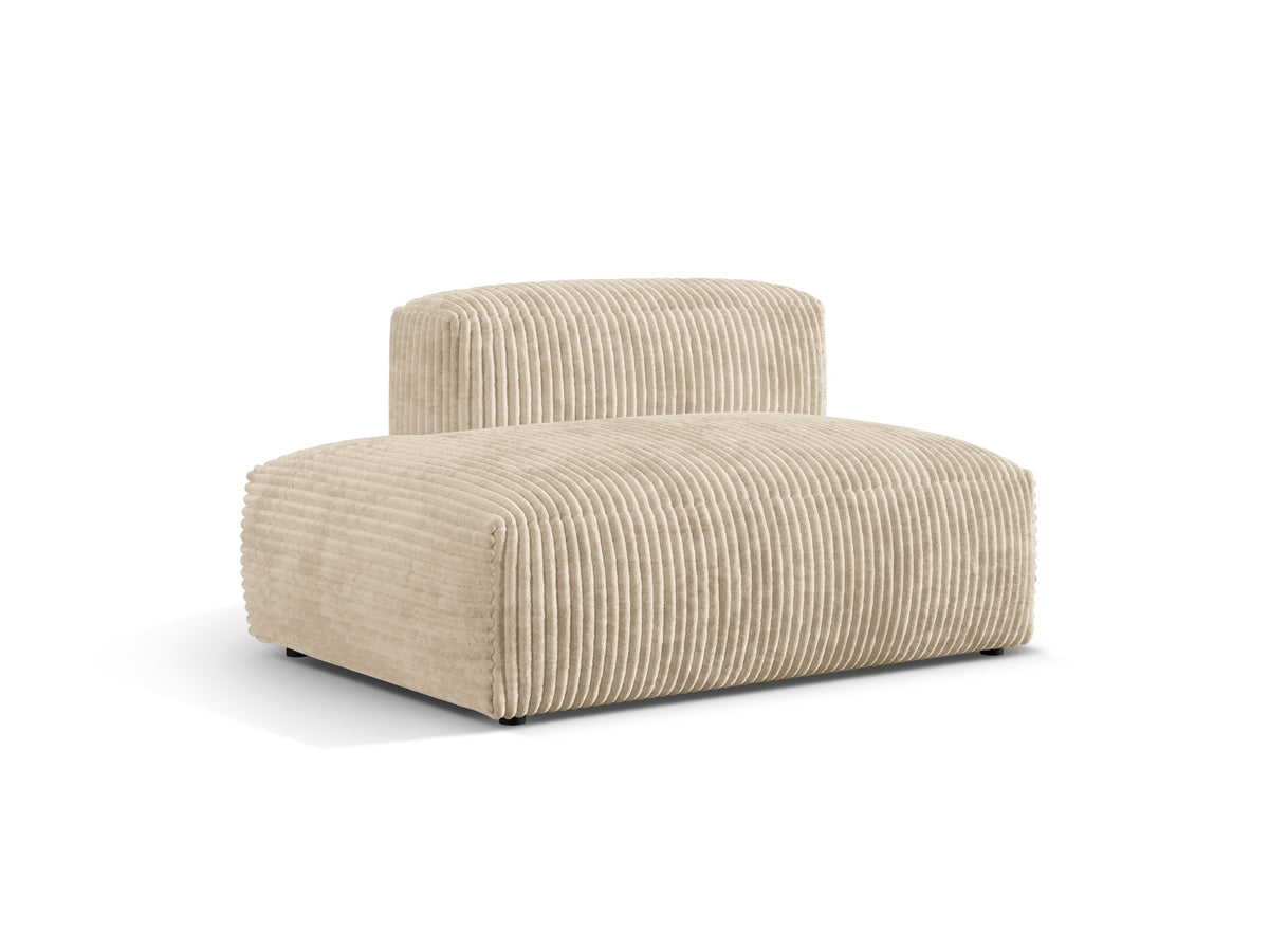 Martina Sofa links 2 Sitzer in Light Beige-Tilia präsentiert im Onlineshop von KAQTU Design AG. L-Sofa links ist von Micadoni