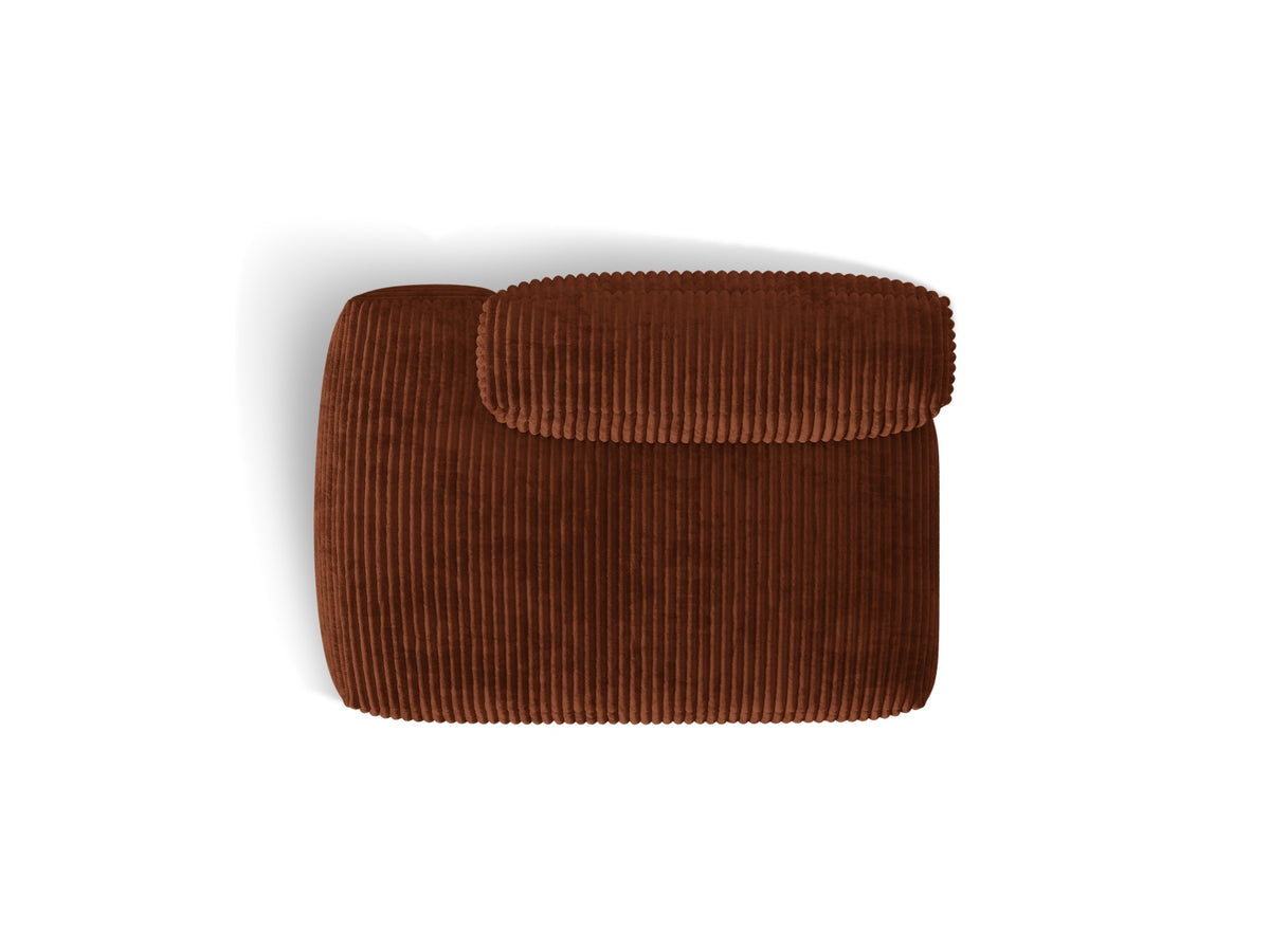 Martina Sofa links 2 Sitzer in Brick-Tilia präsentiert im Onlineshop von KAQTU Design AG. L-Sofa links ist von Micadoni