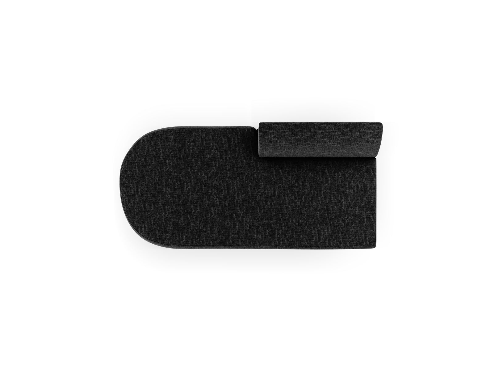 Miley Sitting Module Open links 2 Sitzer in Anthracite präsentiert im Onlineshop von KAQTU Design AG. Modulares Sofa ist von Micadoni