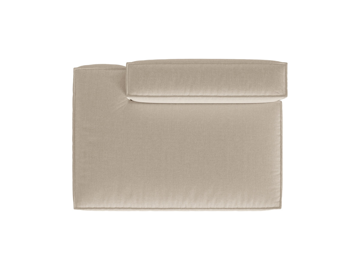 3-Sitzer Modulares Sofa links Nuria in Beige-Liberty präsentiert im Onlineshop von KAQTU Design AG. 3er Sofa ist von Micadoni