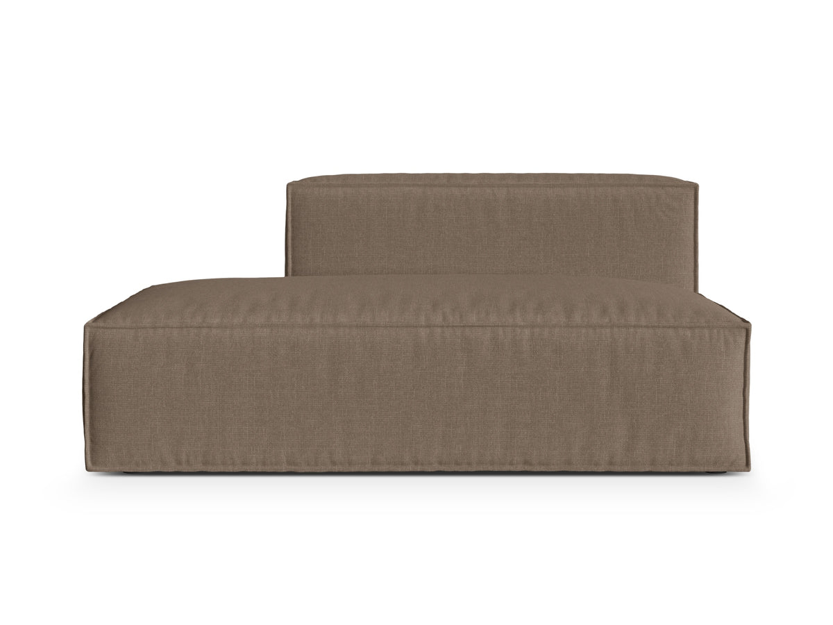 3-Sitzer Modulares Sofa links Nuria in Cappuccino-Liberty präsentiert im Onlineshop von KAQTU Design AG. 3er Sofa ist von Micadoni