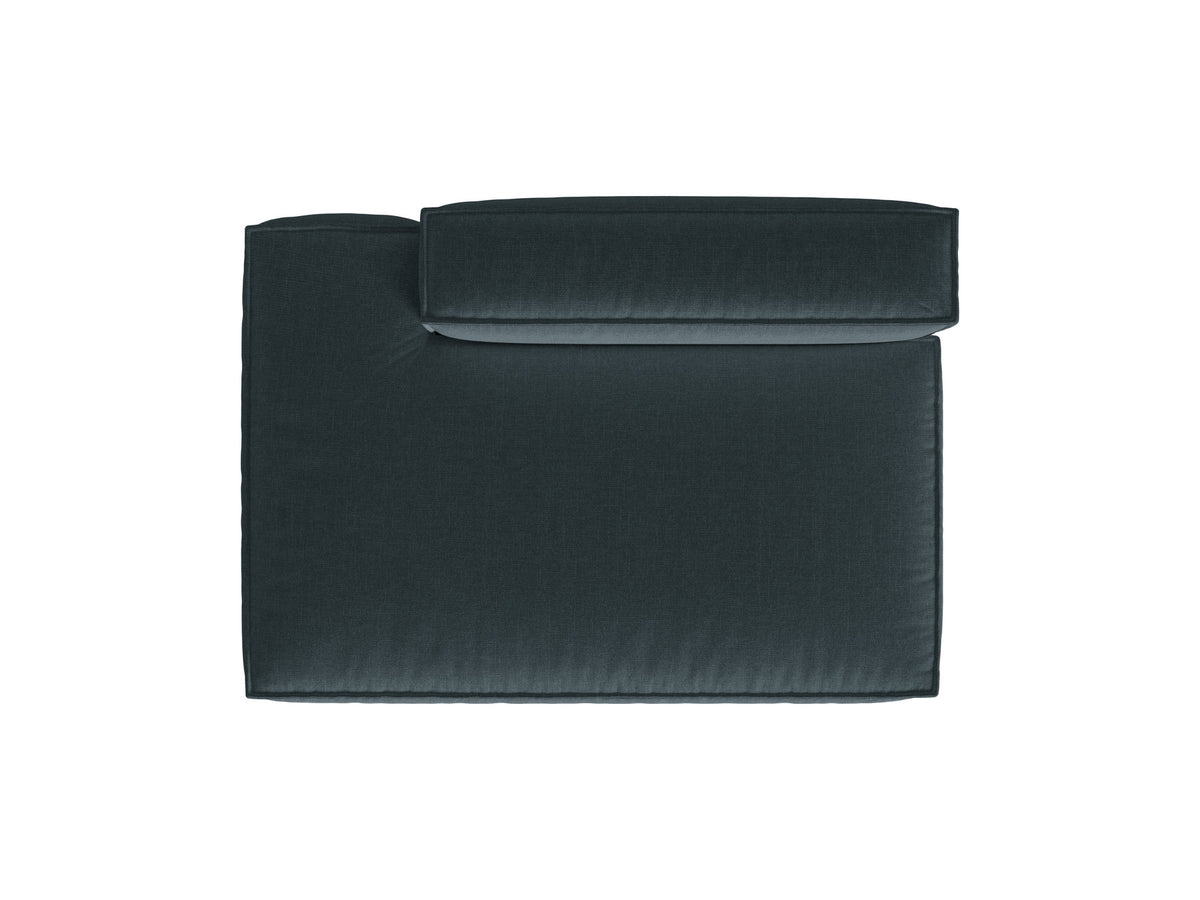 3-Sitzer Modulares Sofa links Nuria in Deep Petrol-Liberty präsentiert im Onlineshop von KAQTU Design AG. Modulares Sofa ist von Micadoni