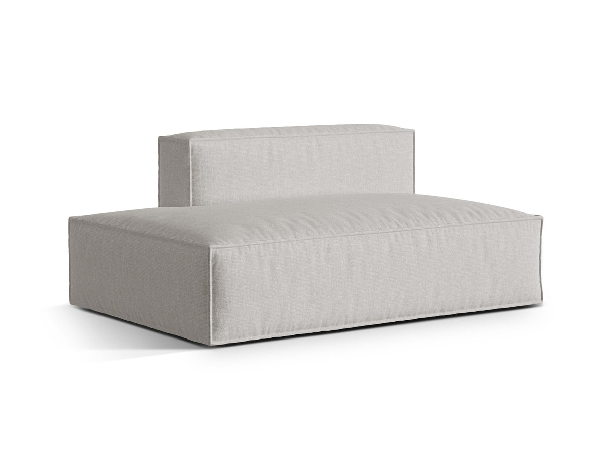 3-Sitzer Modulares Sofa links Nuria in Light Grey-Liberty präsentiert im Onlineshop von KAQTU Design AG. Modulares Sofa ist von Micadoni