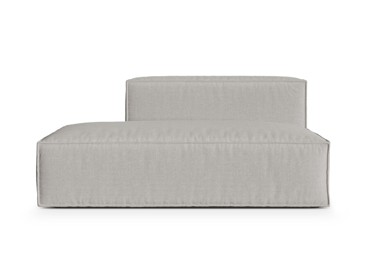 3-Sitzer Modulares Sofa links Nuria in Light Grey-Liberty präsentiert im Onlineshop von KAQTU Design AG. Modulares Sofa ist von Micadoni