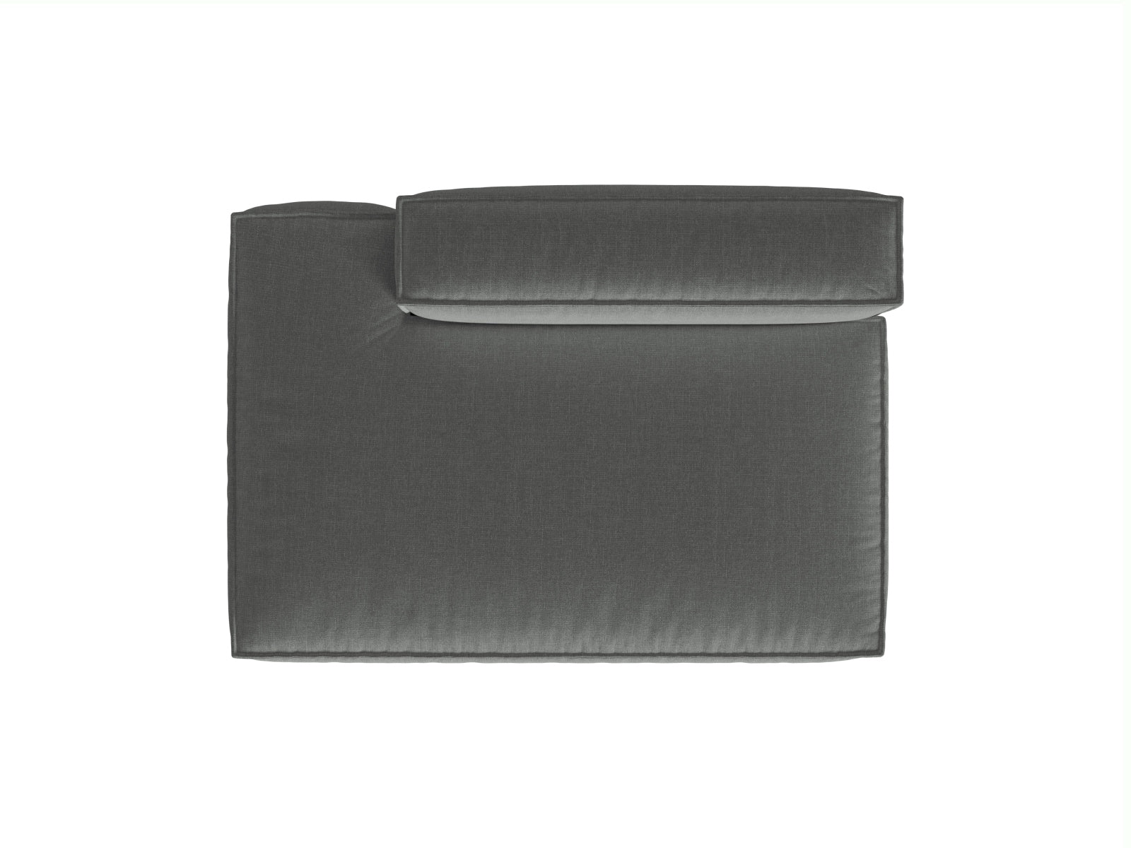 Nuria Modular Sofa links 3 Sitzer in Grey präsentiert im Onlineshop von KAQTU Design AG. Modulares Sofa ist von Micadoni