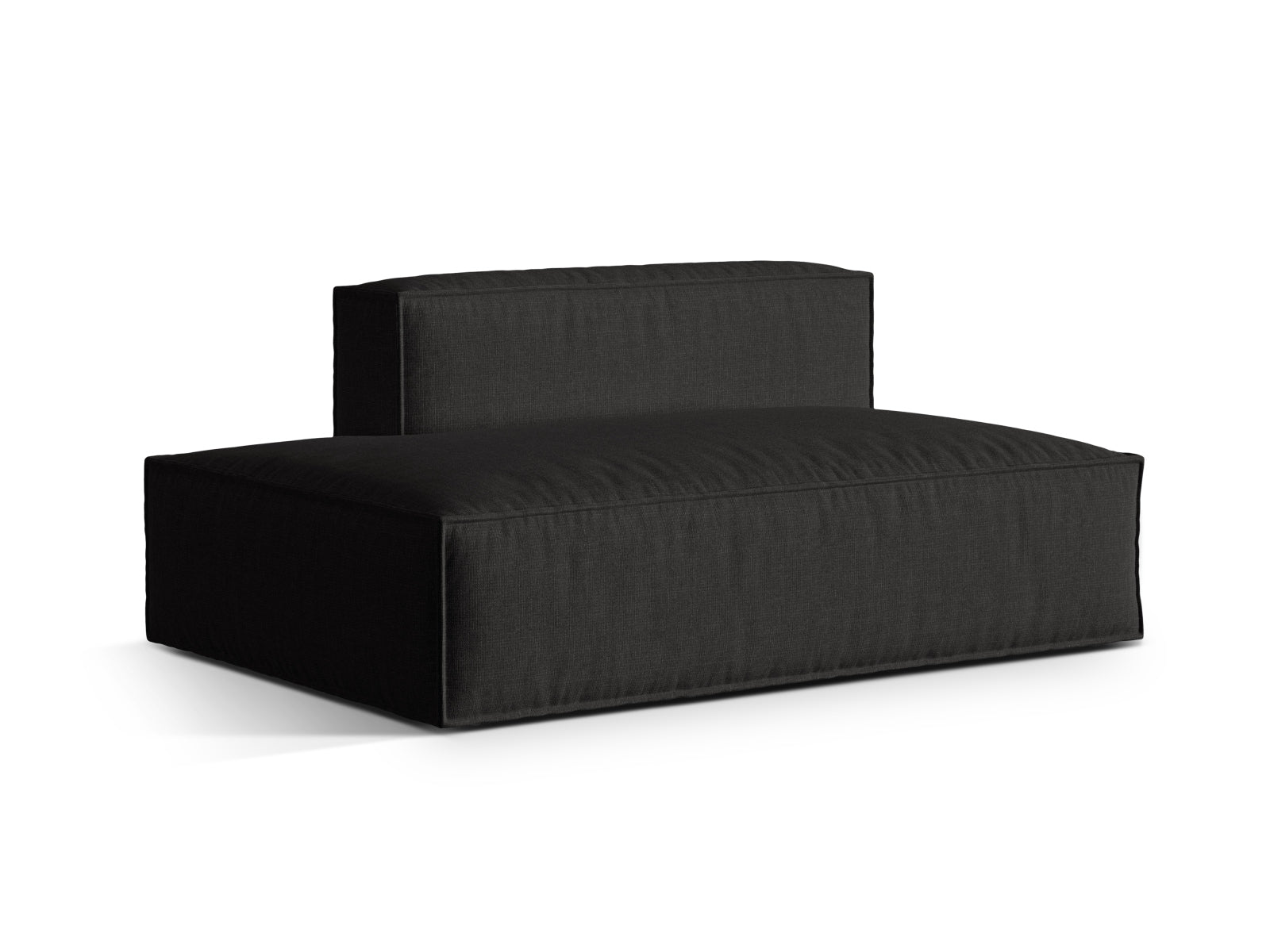 Nuria Modular Sofa links 3 Sitzer in Black präsentiert im Onlineshop von KAQTU Design AG. Modulares Sofa ist von Micadoni