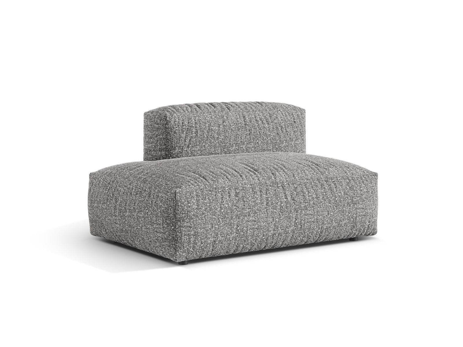 Elegantes 2-Sitzer Sofaelement links Martina in Graphit, ideal für individuelle Wohnkonzepte. Teil der modularen Sofaserie von Micadoni.