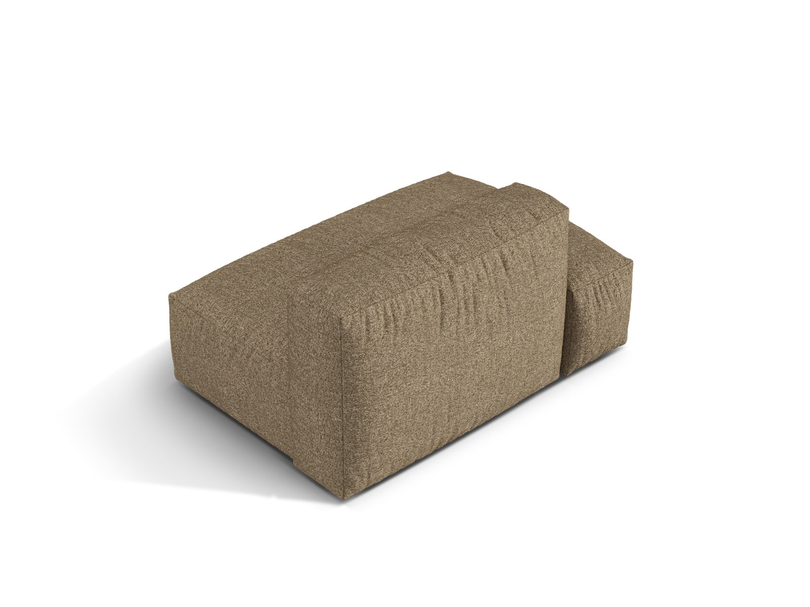 Elegantes 2-Sitzer Sofaelement links Martina in sanftem Cappuccino, ideal für stilvolle Wohnräume und gemütliche Stunden.