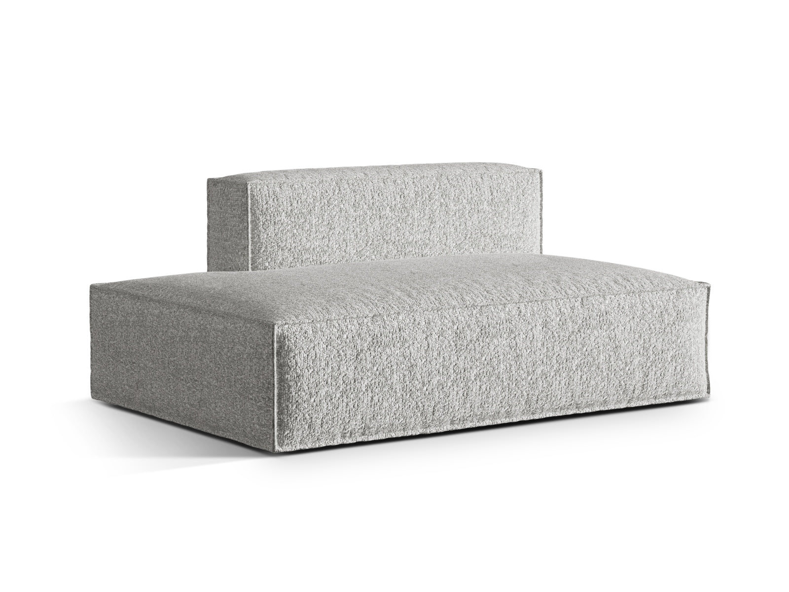Elegantes 3-Sitzer Sofa Nuria von Micadoni, linksseitig, aus weichem Boucle-Stoff, ideal für zeitgemäße Einrichtungsideen.