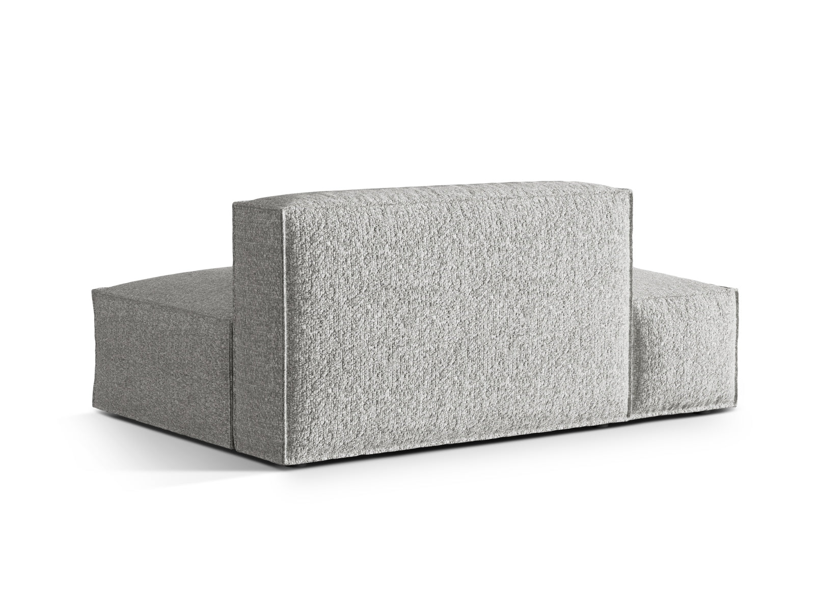 Stylisches, linksseitiges 3-Sitzer Sofa Nuria von Micadoni, gefertigt aus hochwertigem Boucle-Stoff, perfekt für moderne Wohnräume.